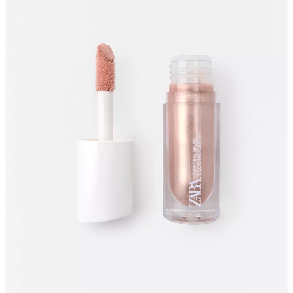 Two Zara Liquid Highlighters - Rose Copper Glow